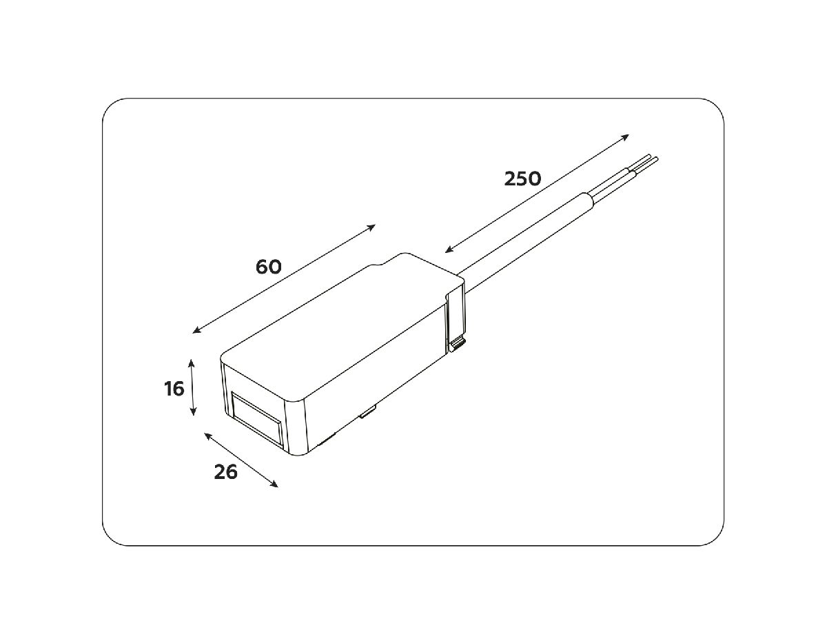 Ввод питания Ambrella Light Track System GV1261
