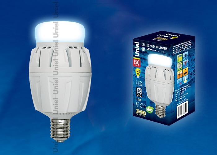 Лампа светодиодная (UL-00001527) Uniel E27 12W 4000K матовая LED-A60 12W/NW/E27/FR PLP01WH