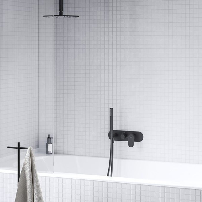 Ravak Eleganta Смеситель для душа, встраиваемый, цвет: черный матовый