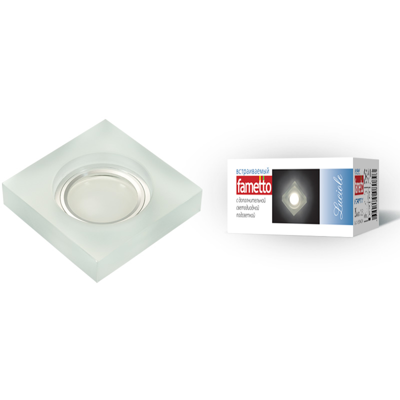 Встраиваемый светильник Fametto Luciole DLS-L111 GU5.3 CHROME/MATT CLEAR