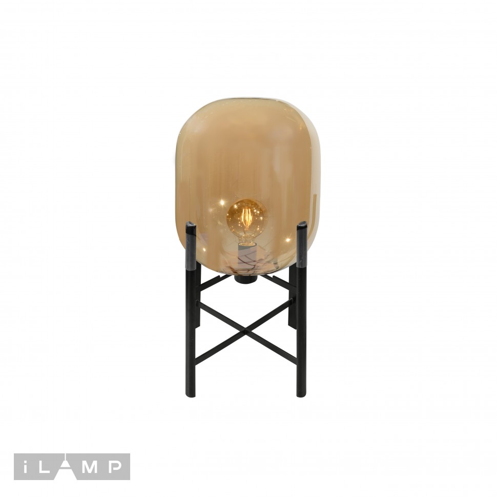 Торшер Ilamp Brick AТ9031-1A Коньяк