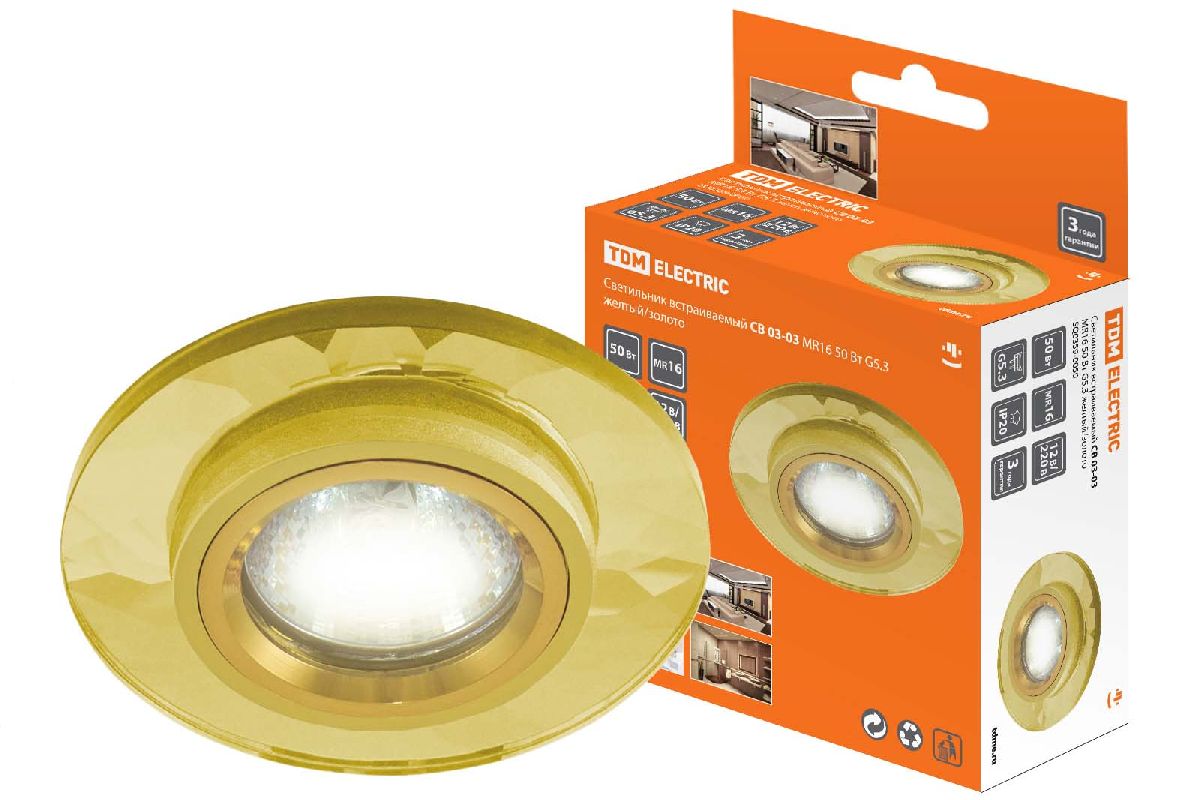 Встраиваемый светильник TDM Electric СВ 03-03 SQ0359-0050