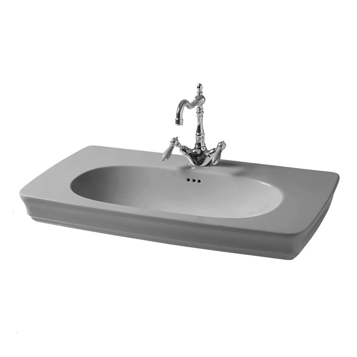 Artceram Civitas Раковина 90х50 см, 1 отв., цвет: серый