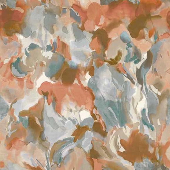 Панно Harlequin 113001 Foresta Baked Terracotta/Cerulean