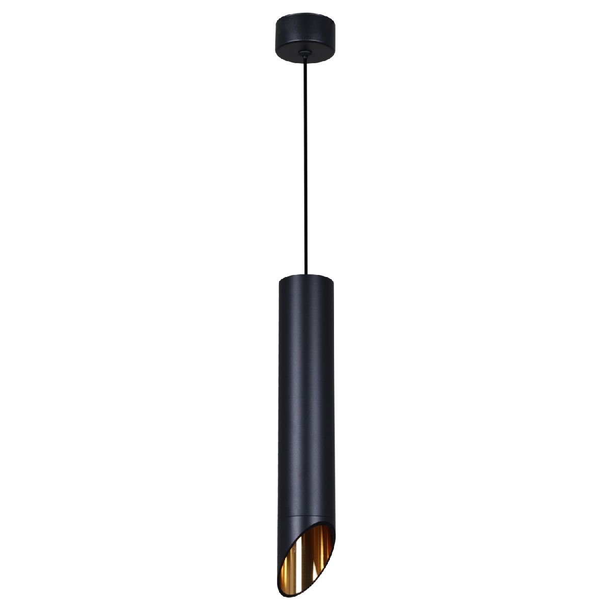 Подвесной светильник Reluce 16007-0.9-001LD 300mm GU10 BK+GD