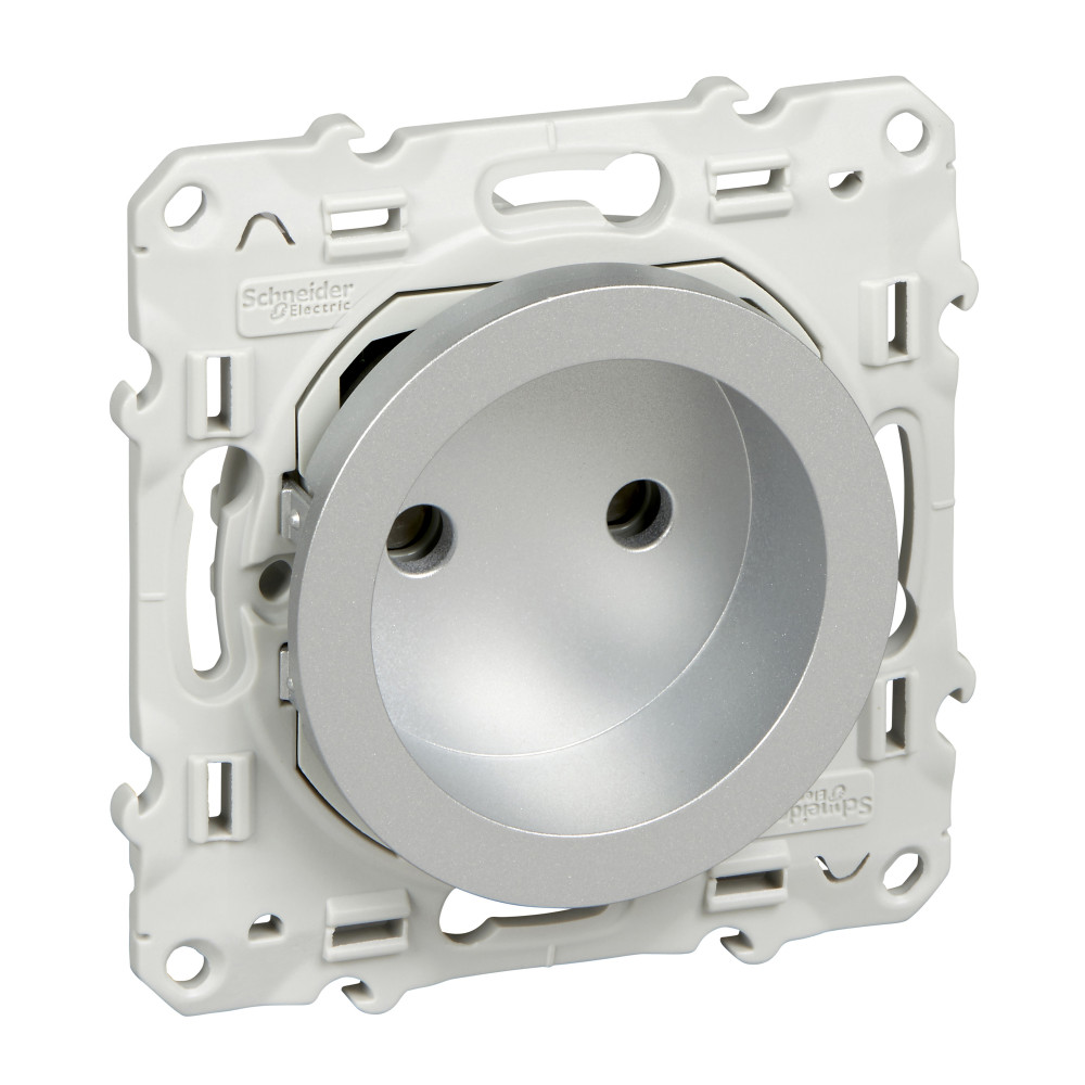 Розетка со шторками Schneider Electric Odace S53R033