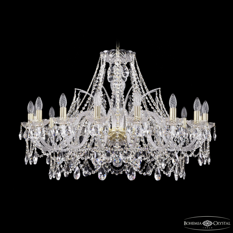 Подвесная люстра Bohemia Ivele Crystal 1411/16/360 G