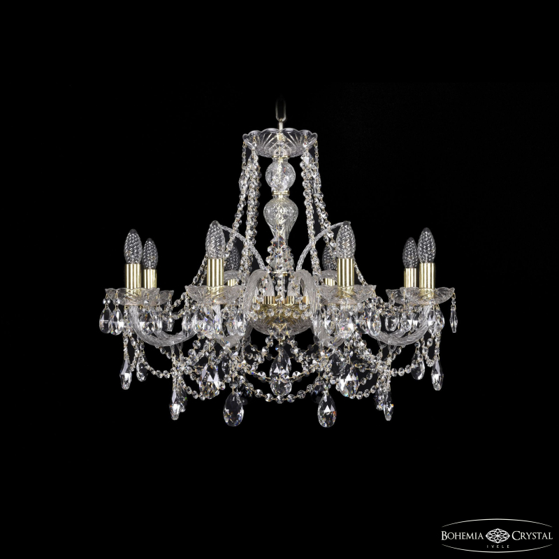 Подвесная люстра Bohemia Ivele Crystal 1411/8/240 G