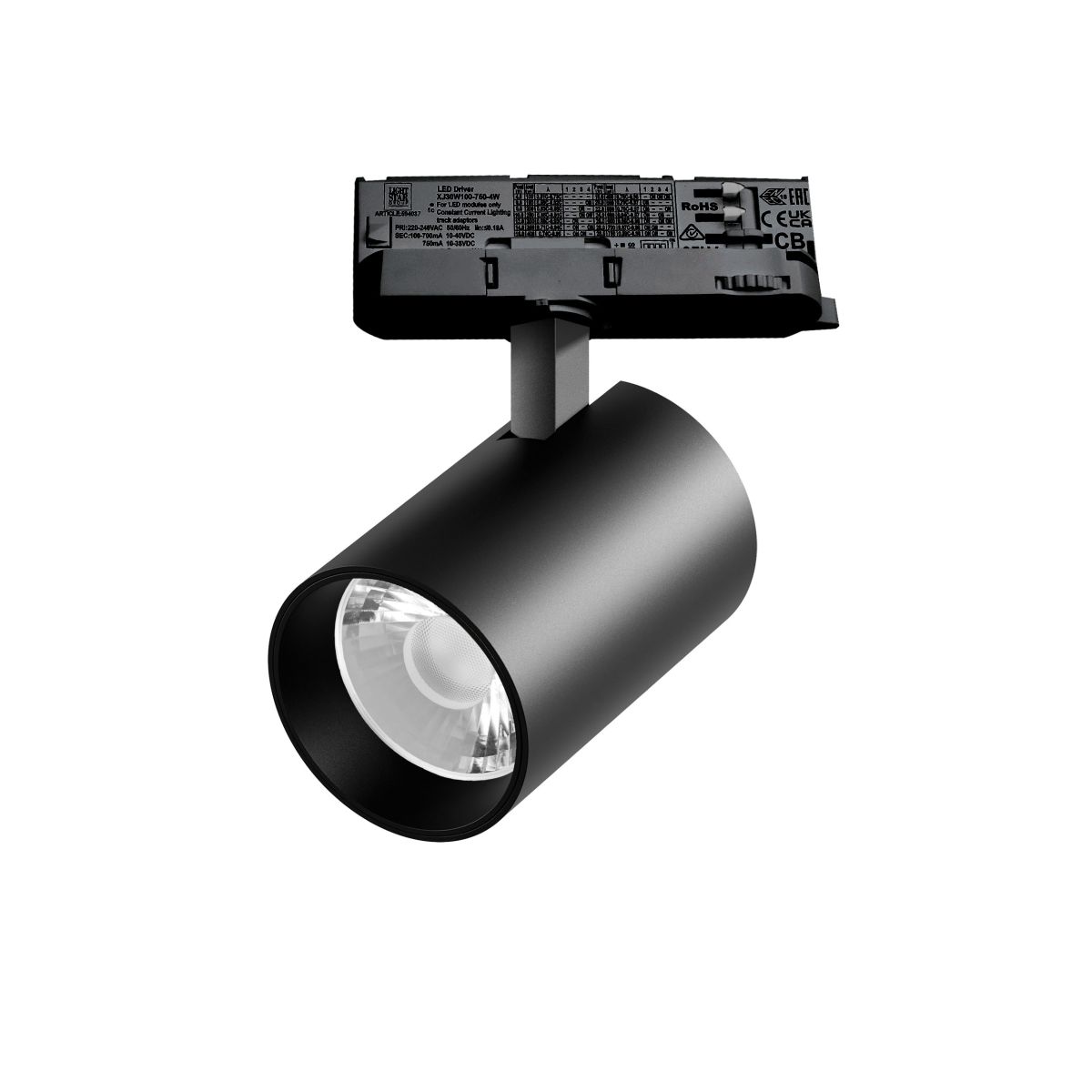 Трековый трехфазный светильник Quattro LED 15G с адаптером Lightstar Alta Base A5347QT15G (215347 + 594037 + 215301)