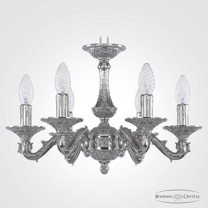 Подвесная люстра Bohemia Ivele Crystal Florence 71102/6/125 Ni