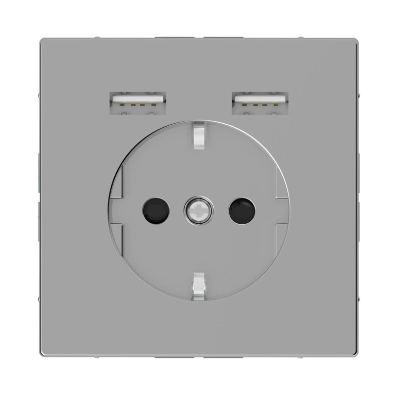 Розетка компьютерная USBx2 Schneider Electric Merten D-Life MTN2366-6036