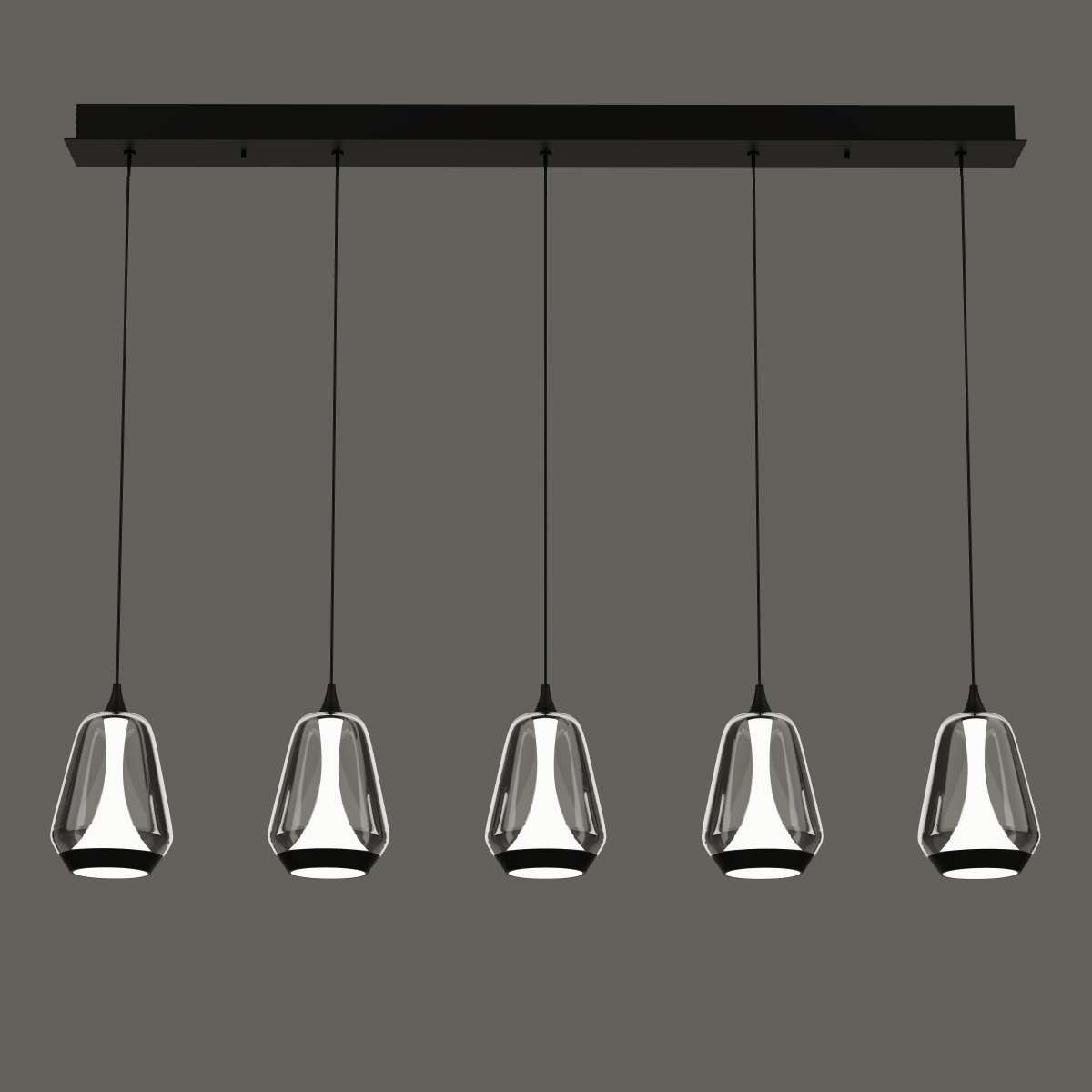 Подвесной светильник Delight Collection MD24001011-5B black/smoky