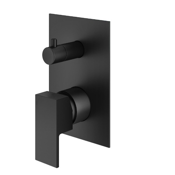 Plumberia Selection TAG Смеситель для душа, встраиваемый, на 2-3 выхода, цвет: черный матовый
