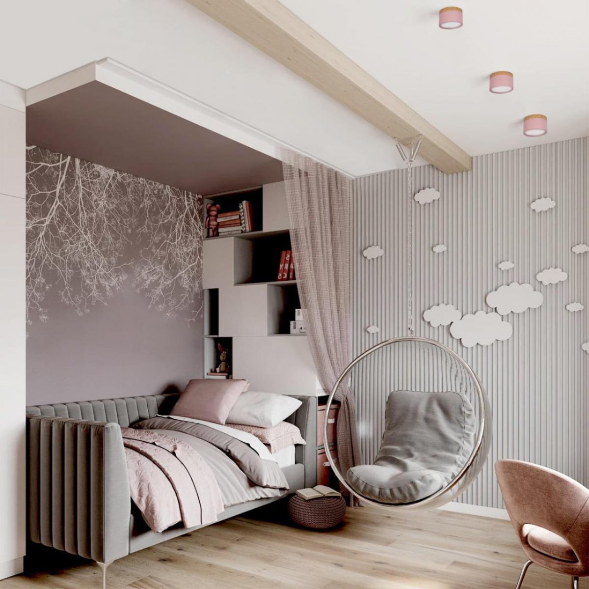 Накладной светильник Loft IT Grape 10162 Pink