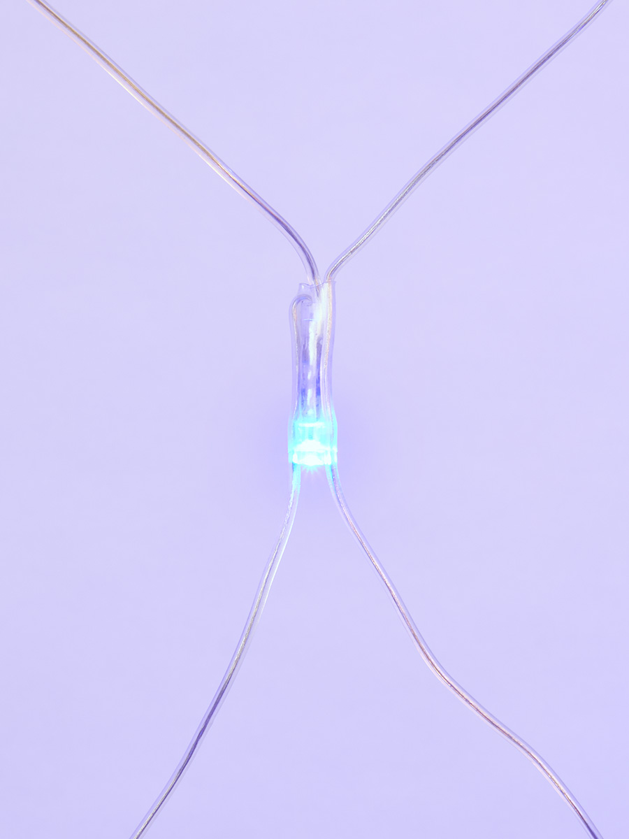 Светодиодная сетка (07938) Uniel 220V синий ULD-N2520-240/DTA BLUE IP20