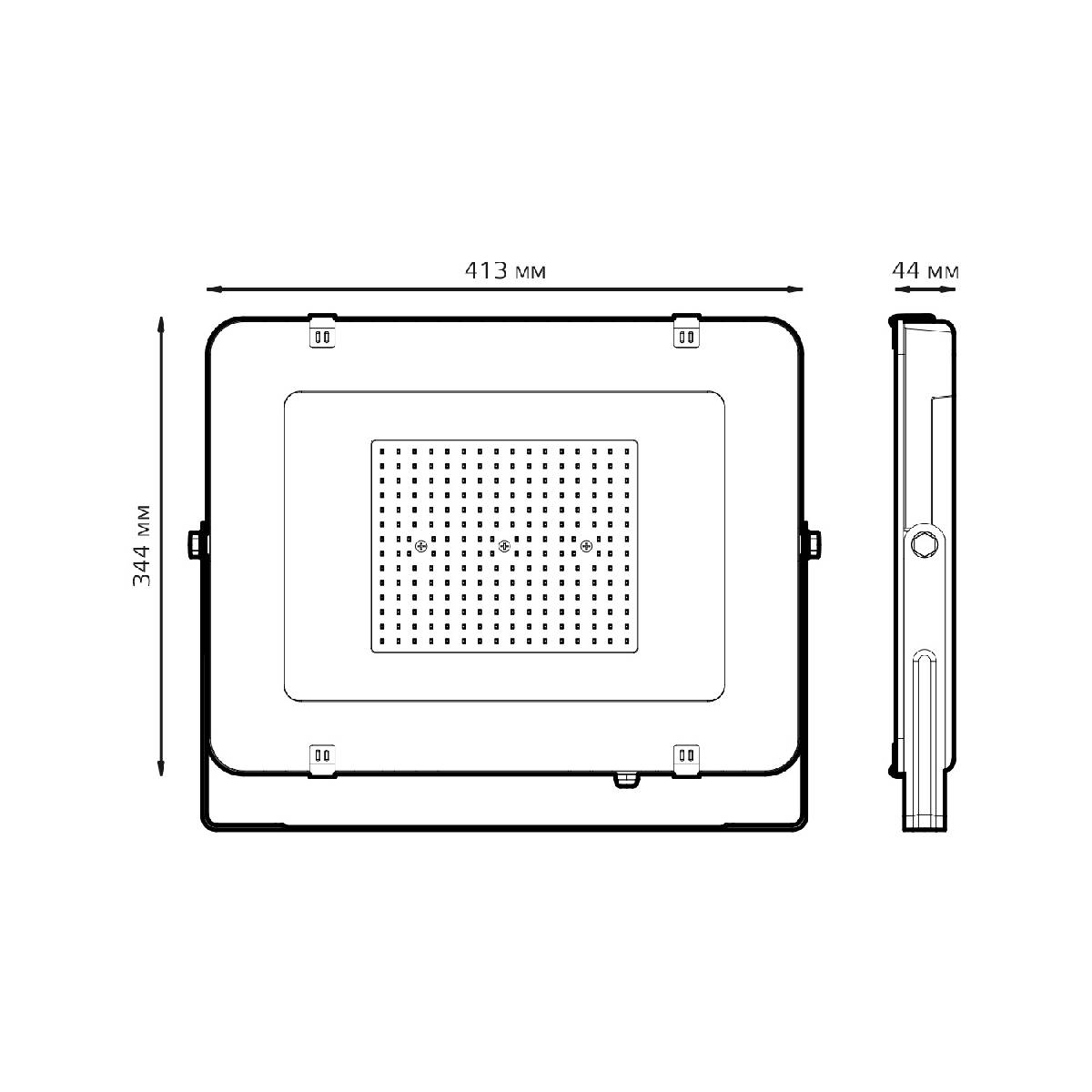Прожектор светодиодный Gauss Elementary 200W 6500К 691511200