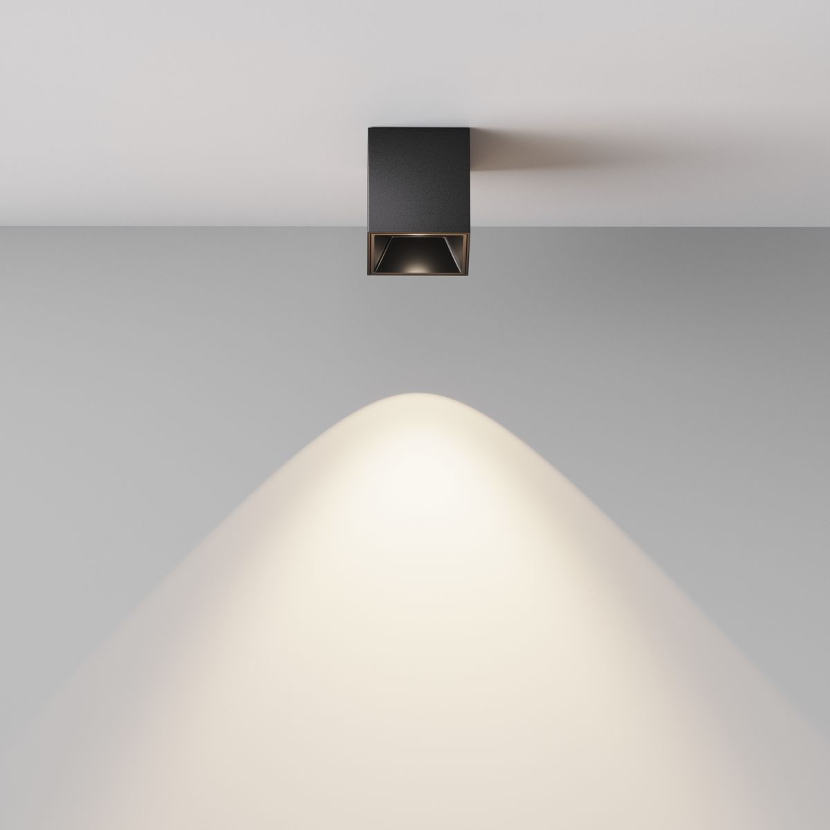 Накладной светильник Maytoni Alfa LED C064CL-5W4K-SQ-B