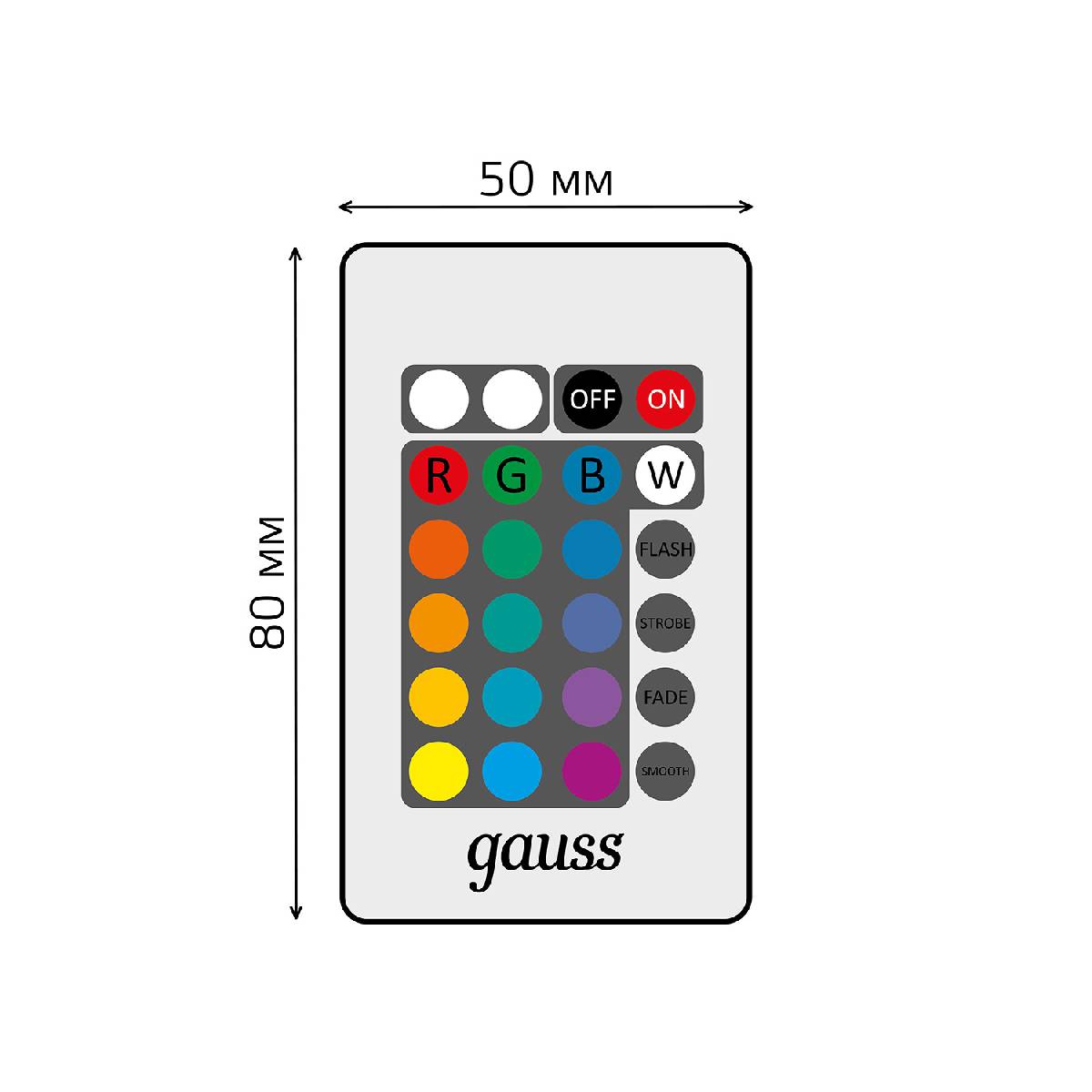 Пульт ДУ Gauss Smart LED 966412400