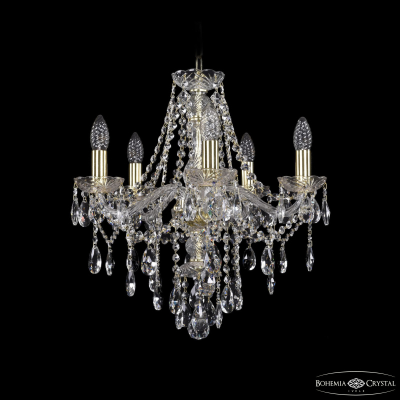Подвесная люстра Bohemia Ivele Crystal 1415/5/165 G