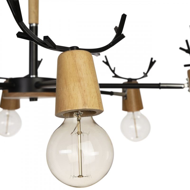 Люстра на штанге Loft IT Sven 10024/6 Black