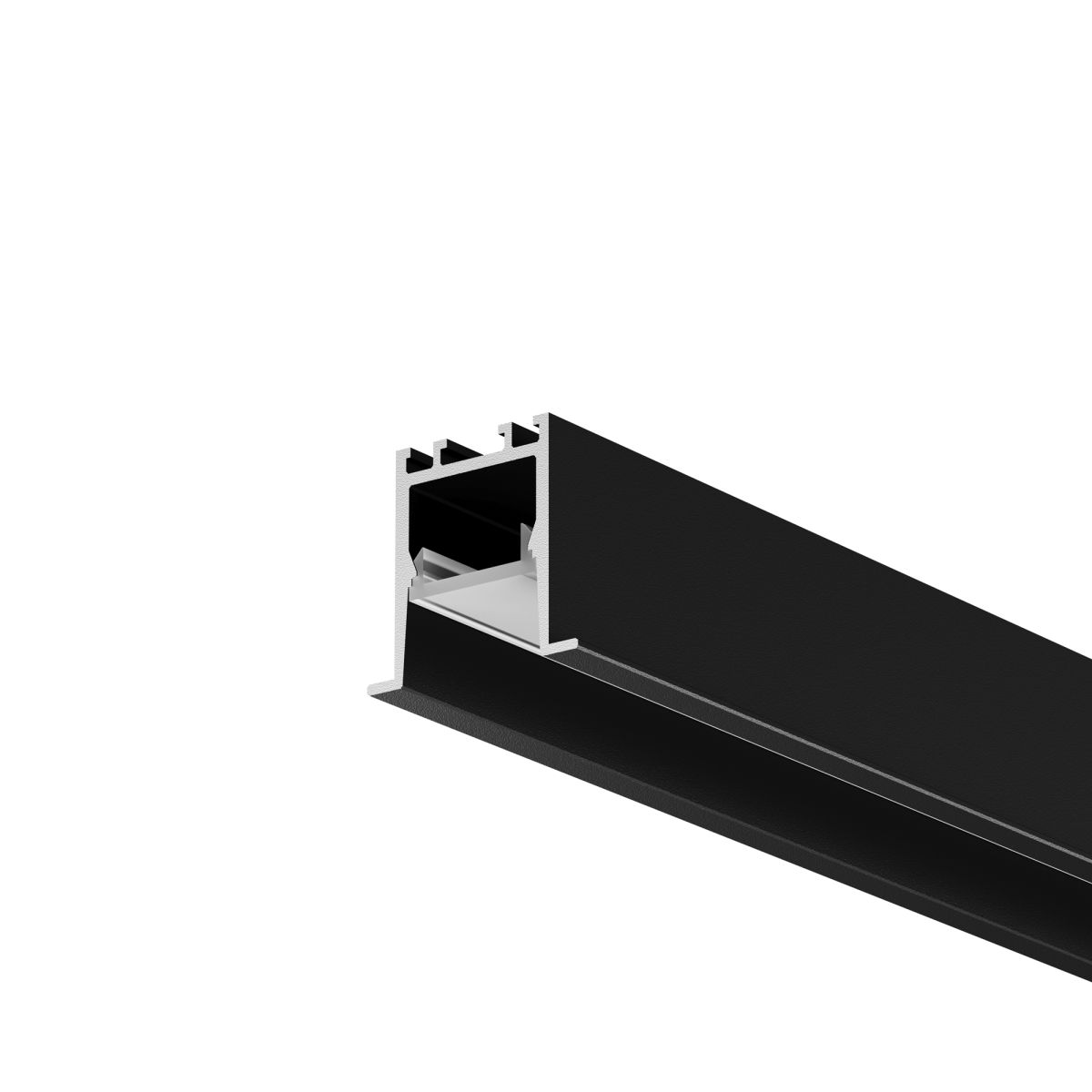 Алюминиевый профиль встраиваемый скрытого монтажа 22x22 Maytoni Led Strip ALM-2222-B-2M 632013