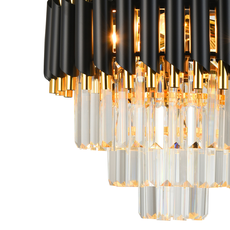 Подвесная люстра Natali Kovaltseva DARIAN 76017/5C GOLD BLACK
