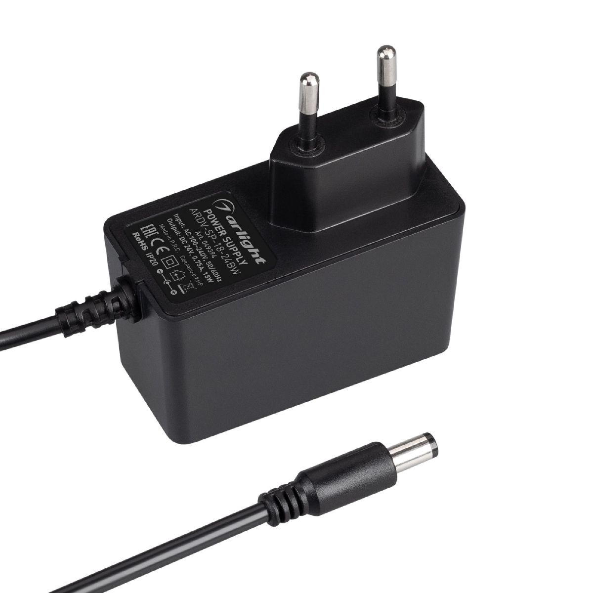 Блок питания Arlight ARDV-SP-18-24BW (24V, 0.75A, 18W) 049394