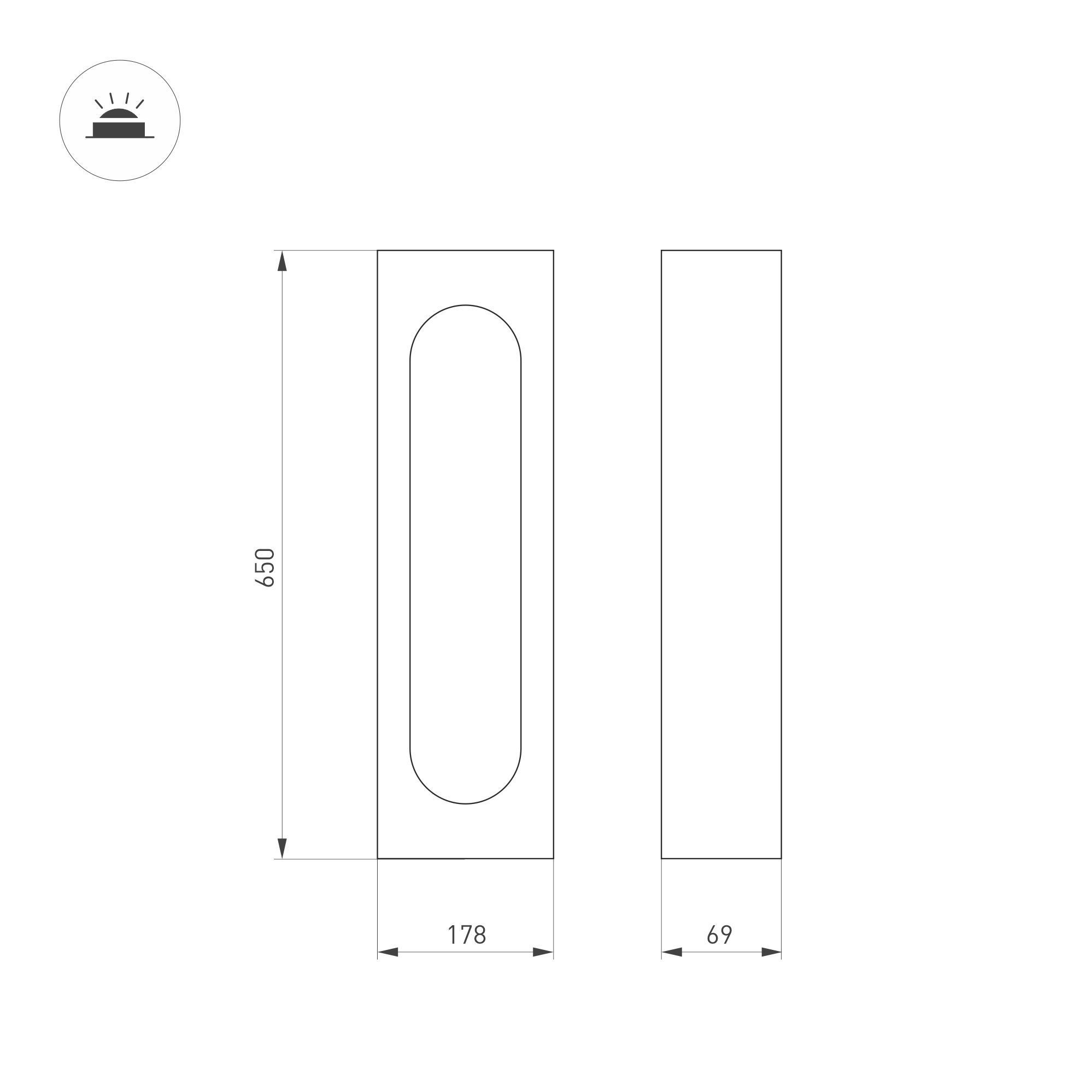 Уличный светильник Arlight LGD-MUSE-BOLL-H650-12W Warm3000 (DG, 296 deg, 230V) 037524