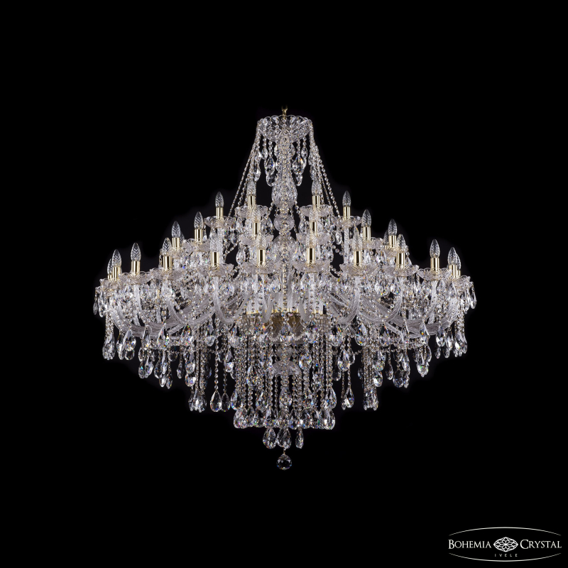 Подвесная люстра Bohemia Ivele Crystal 1415/24+12+6/530 G