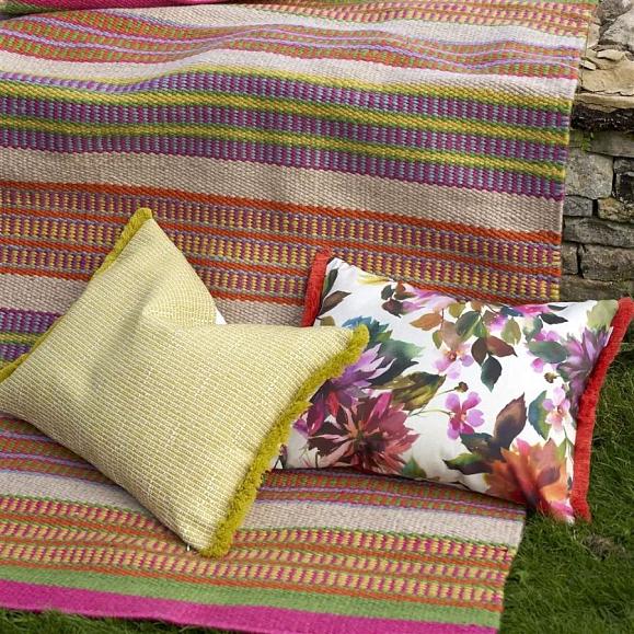 Подушка CCDG1555, Manchu Outdoor, Fuchsia, Designers Guild 60 x 45см