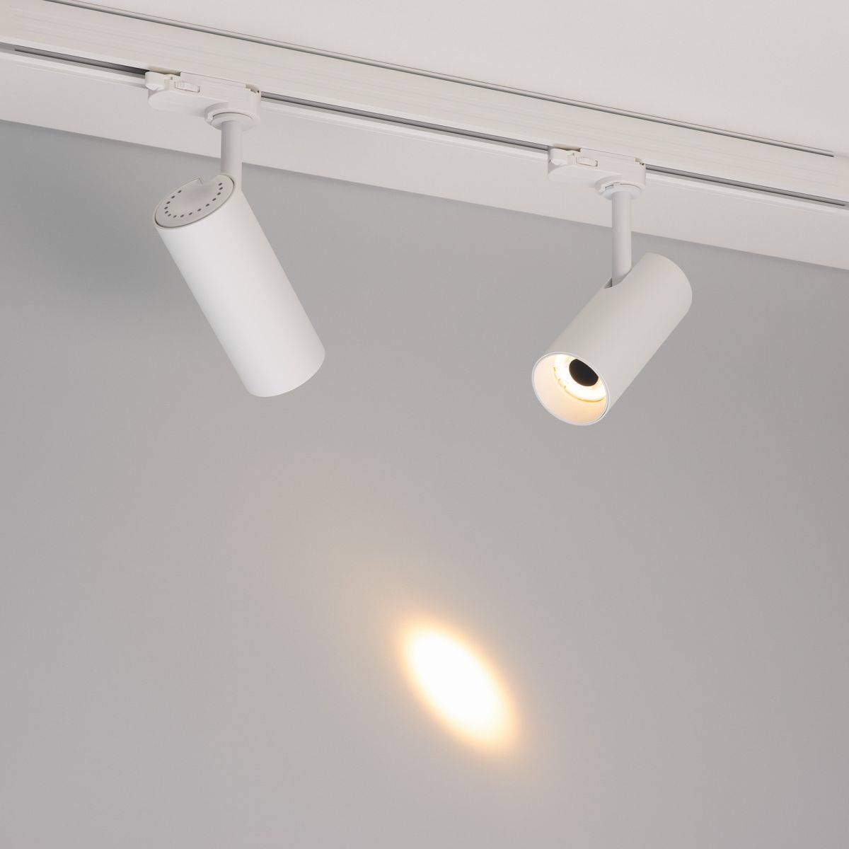 Трековый трехфазный светильник Arlight LGD-SILMA-4TR-R55-4W Warm2700 (WH, 4 deg, 230V) (IP20 Металл) 060461