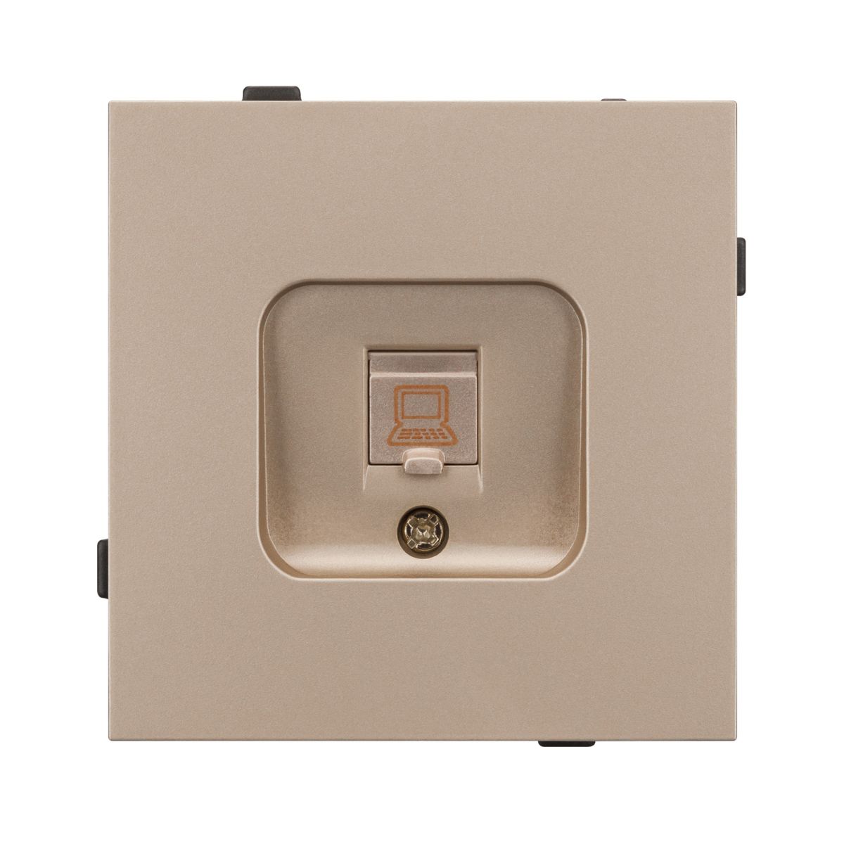 Механизм компьютерной розетки Arlight SCT-TENDO-MPC1-PL-GD (RJ-45, CAT6) 054099