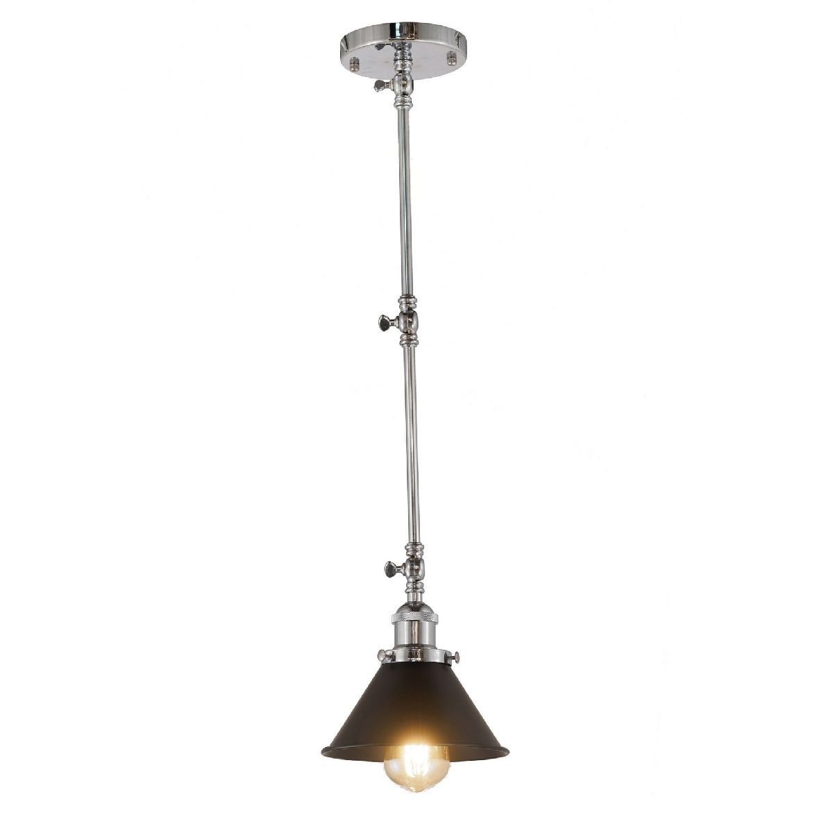 Подвесной светильник Lumina Deco Gubi LDP B005 CHR+BK