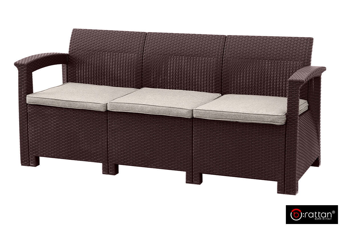 Комплект мебели Раттан Комфорт 5 / Rattan Comfort 5, венге
