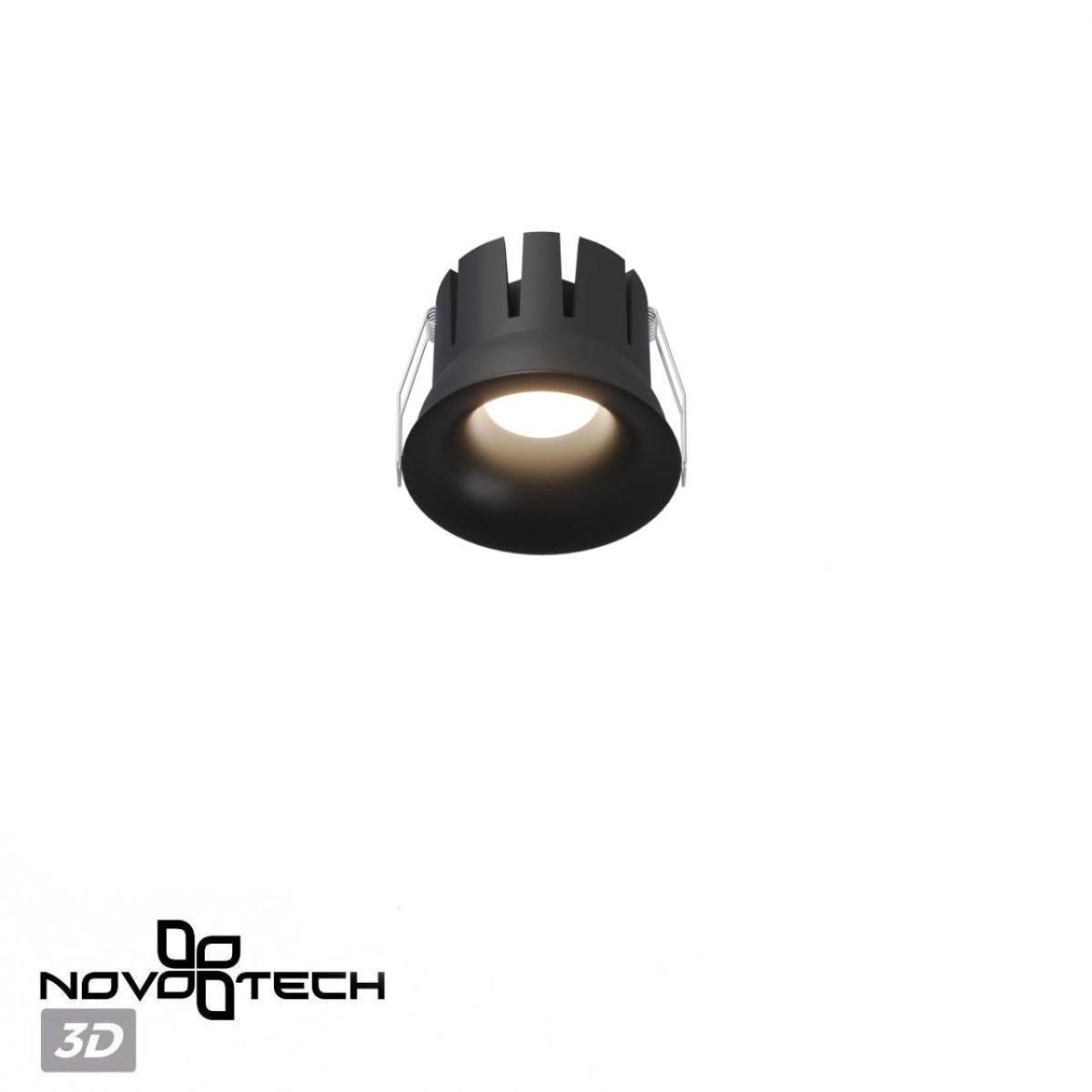 Встраиваемый светильник с переключателем цв. температуры Novotech Wir Eclat 359889
