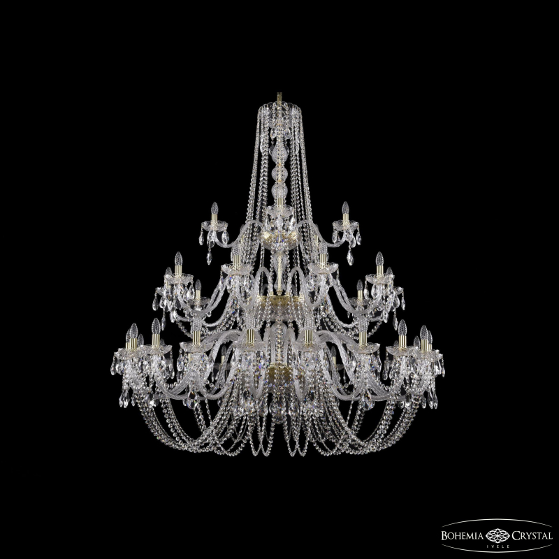Подвесная люстра Bohemia Ivele Crystal 1402/20+10+5/530/3d G