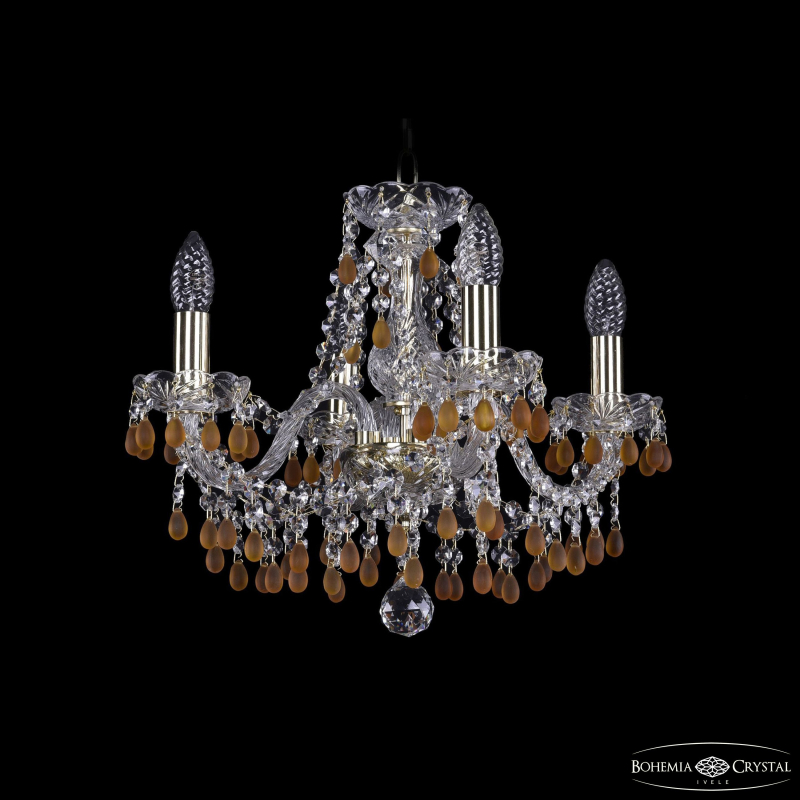 Подвесная люстра Bohemia Ivele Crystal 1410/4/141 G V1003