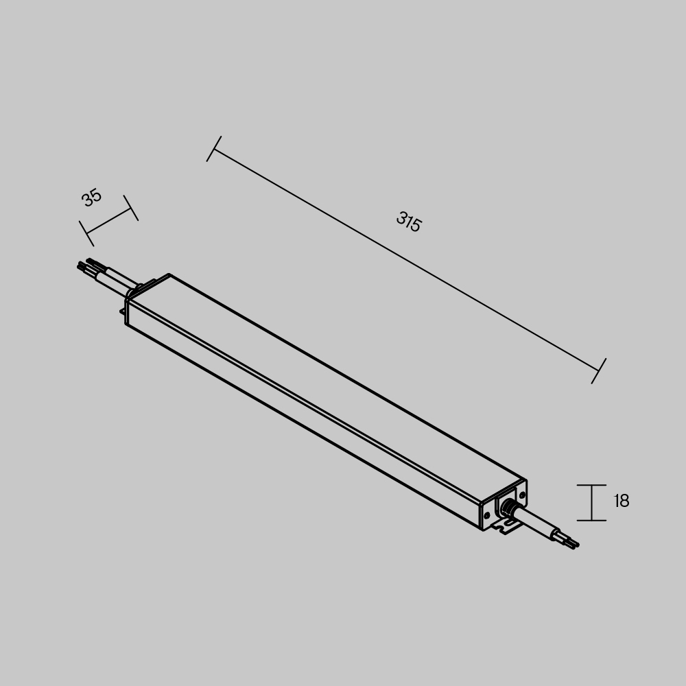 Блок питания Maytoni Led Strip PSL023 48В 100Вт IP 67 832003