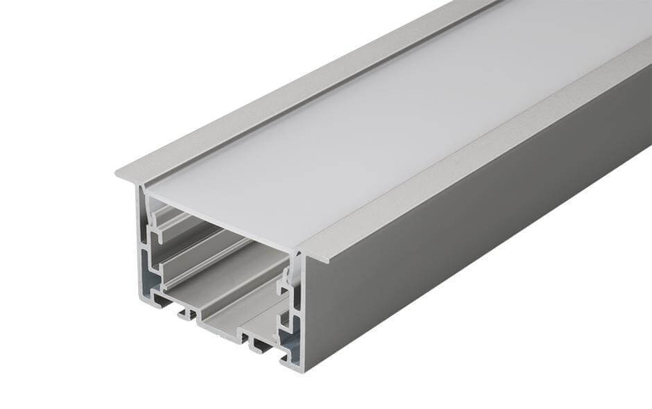 Профиль с экраном Arlight S2-LINIA69-F-2500 ANOD+OPAL 021177