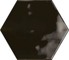 CERAMICA RIBESALBES HOPE Nero Graphito Hex Glossy