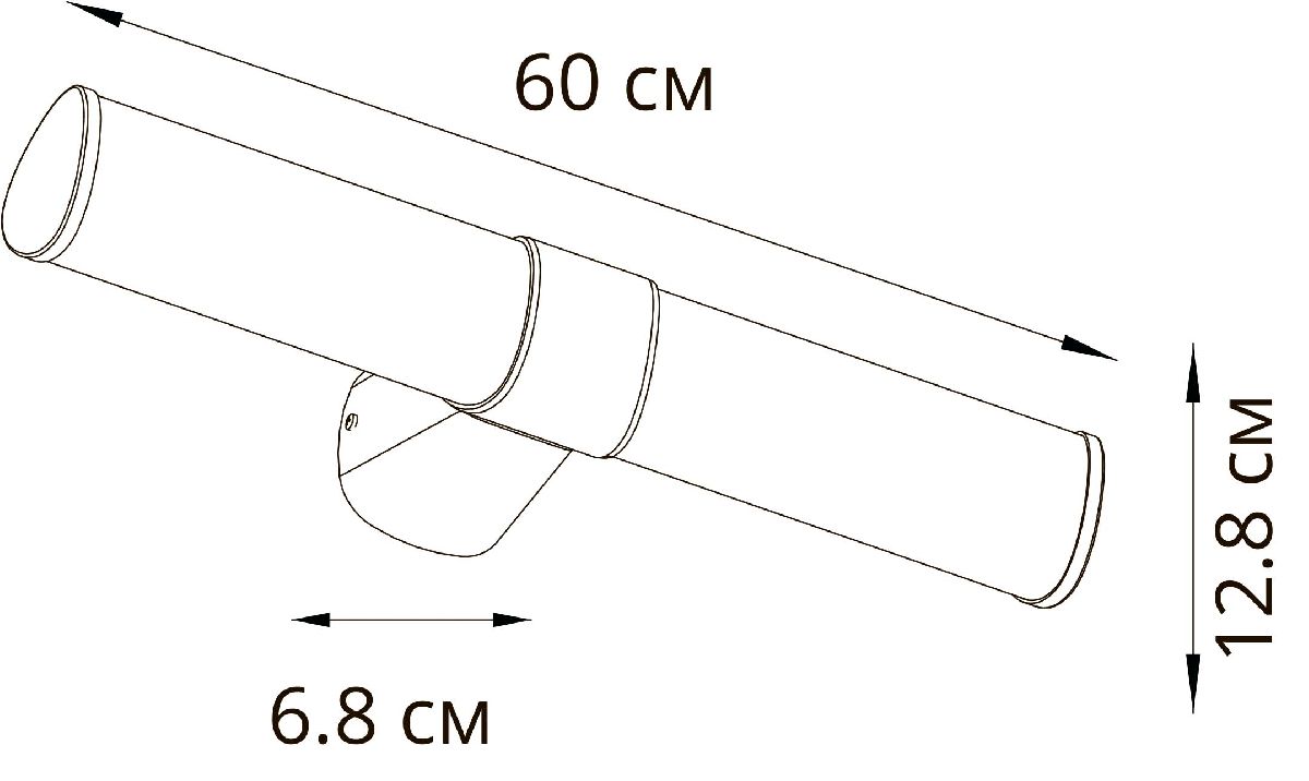 Подсветка для зеркал Arte Lamp Callisto A4415AP-1CC