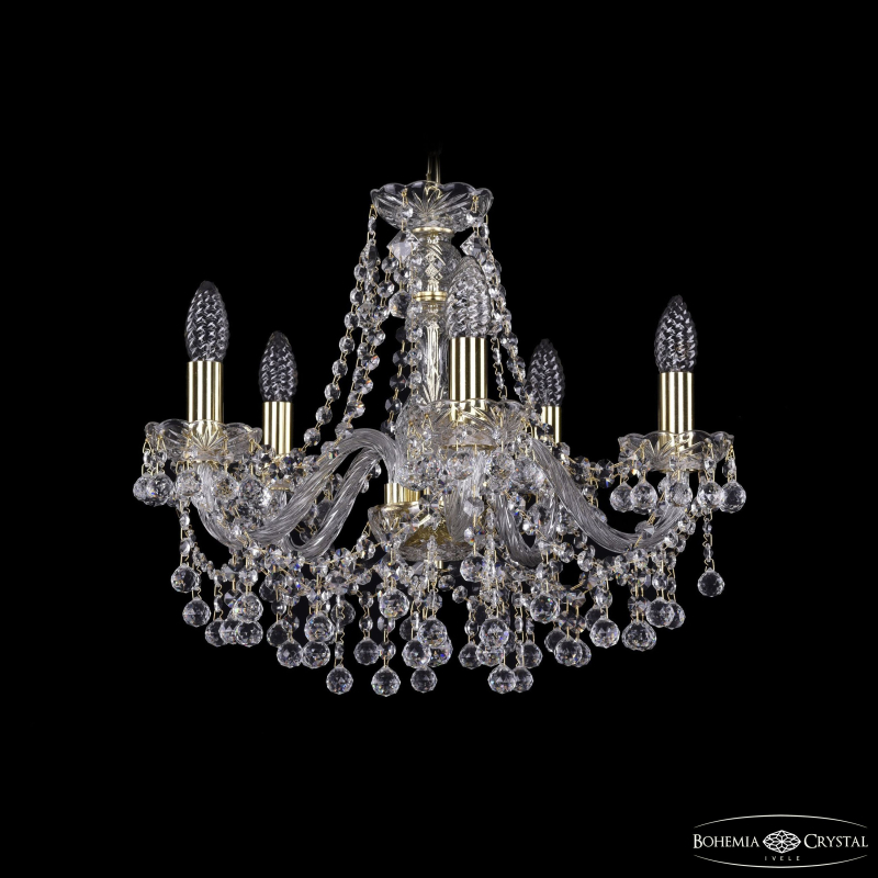 Подвесная люстра Bohemia Ivele Crystal 1409/5/160 G