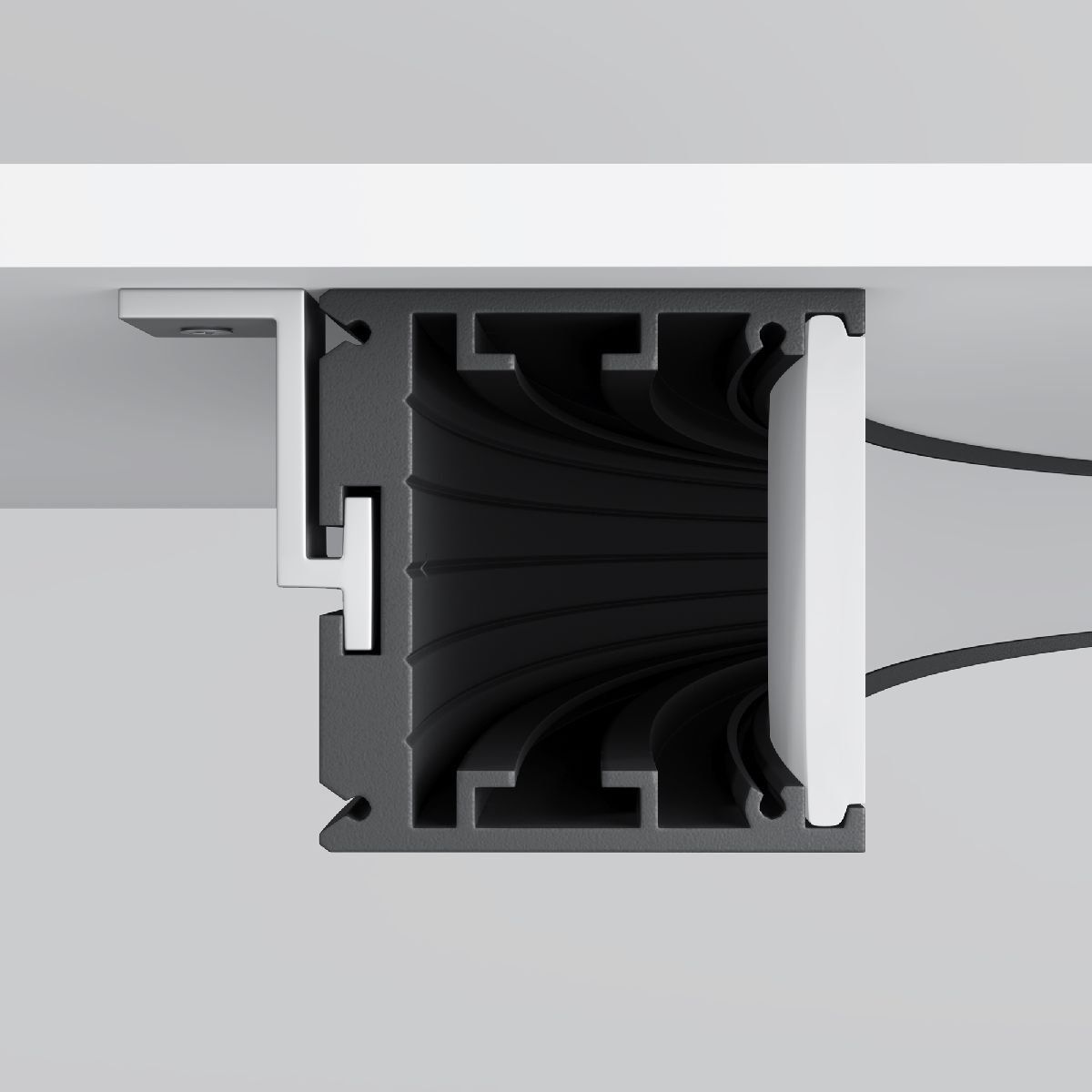 Радиусный профиль Maytoni Led strip ALM-3535R-B-IN-90°-1.5M