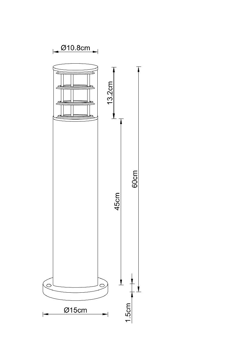 Ландшафтный светильник Arte Lamp Tokyo A5316PA-1BK