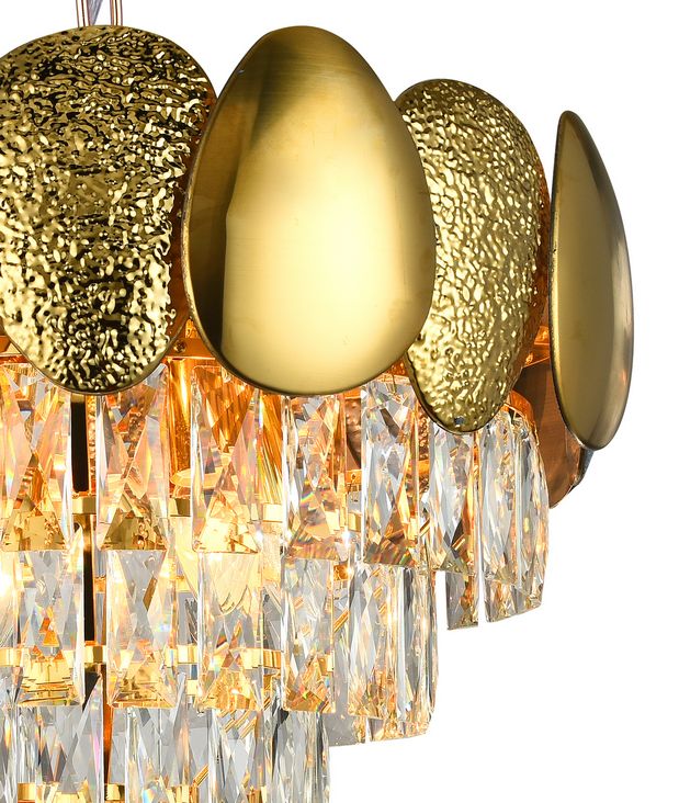 Подвесная люстра Natali Kovaltseva CHIC 81437/8C GOLD