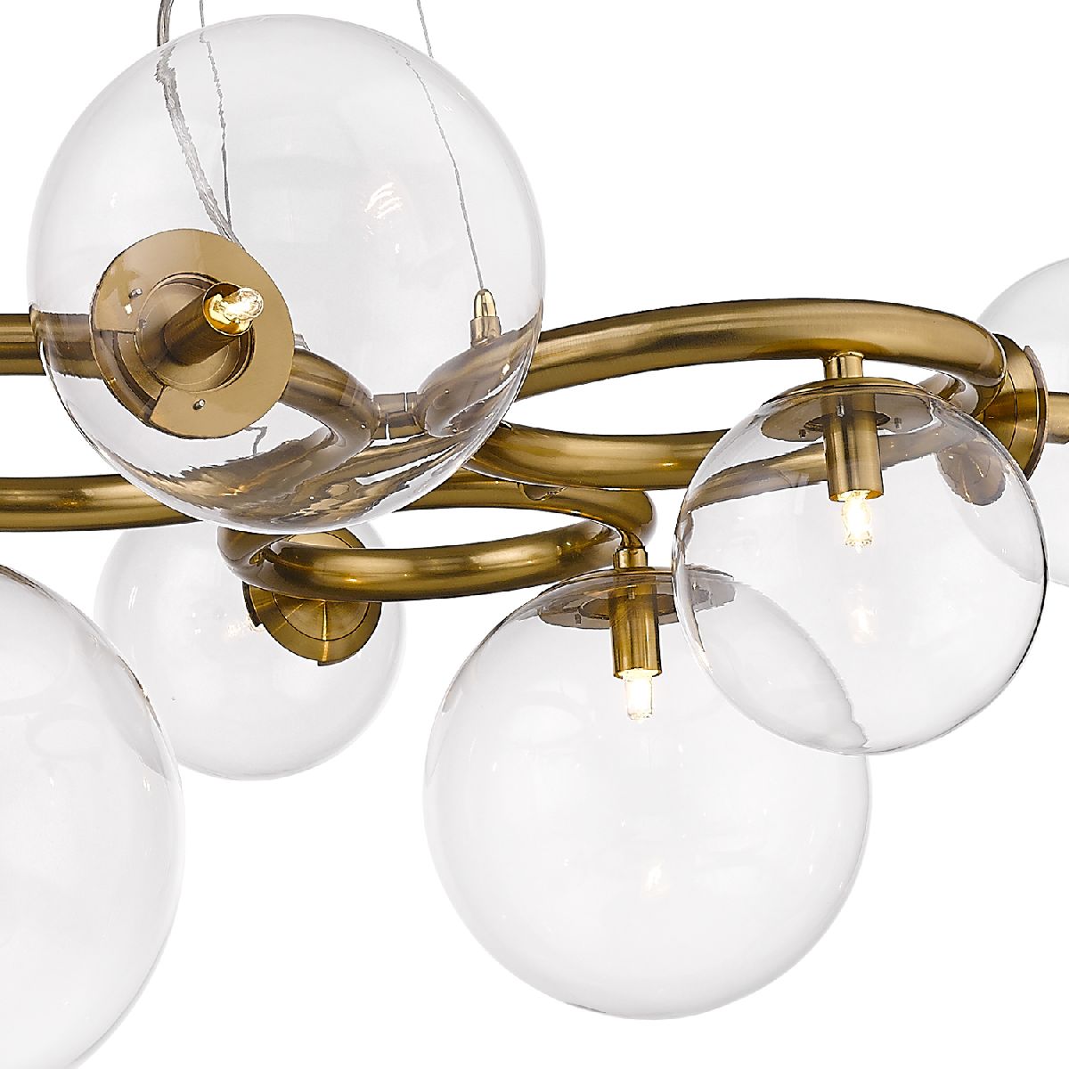 Подвесная люстра DeLight Collection Puppet P68092-9 brass