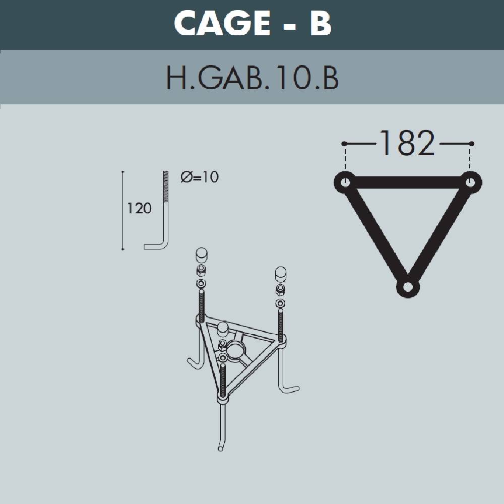 Садово-парковый светильник Fumagalli RICU BISSO/ANNA 3+1 E22.157.S31.BXE27