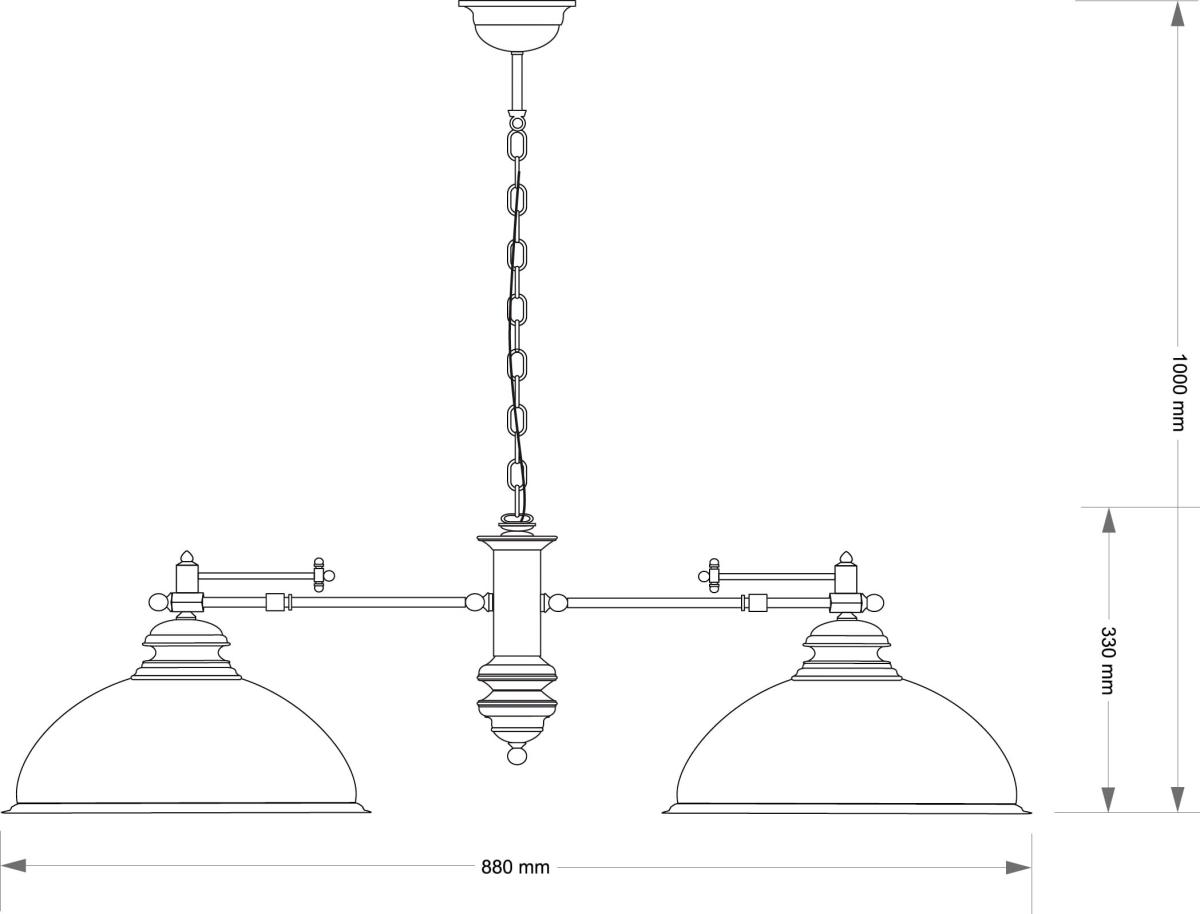 Подвесная люстра Kutek Lido LID-ZW-2 (P) GR