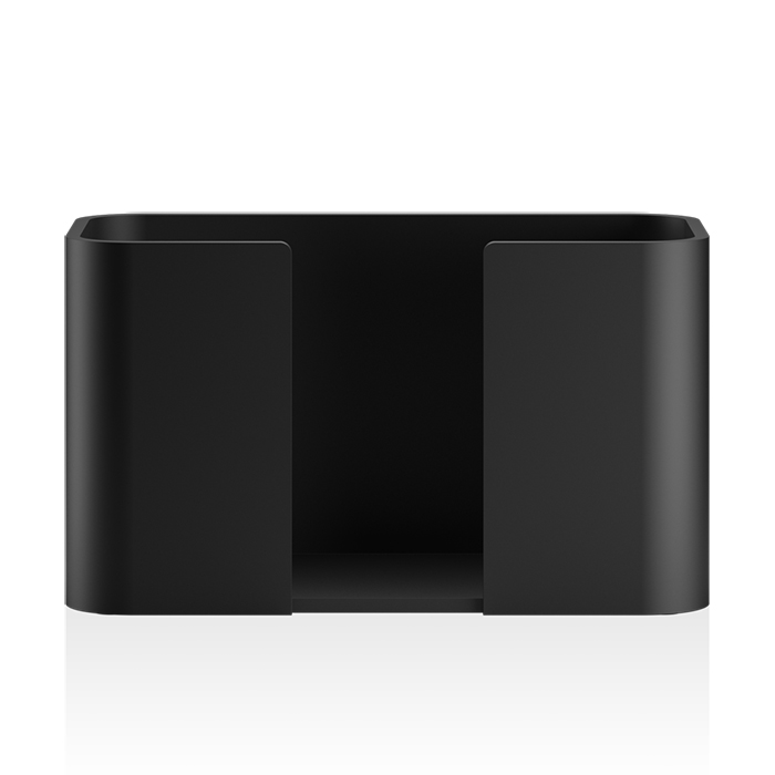 Decor Walther Black Stone Держатель для бумажных полотенец, настольный, цвет: черный матовый