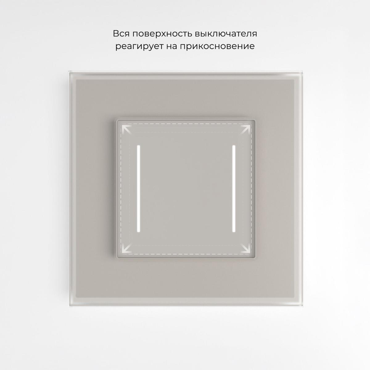 Выключатель умный сенсорный двухклавишный Werkel W4523641 4690389213939 a069765